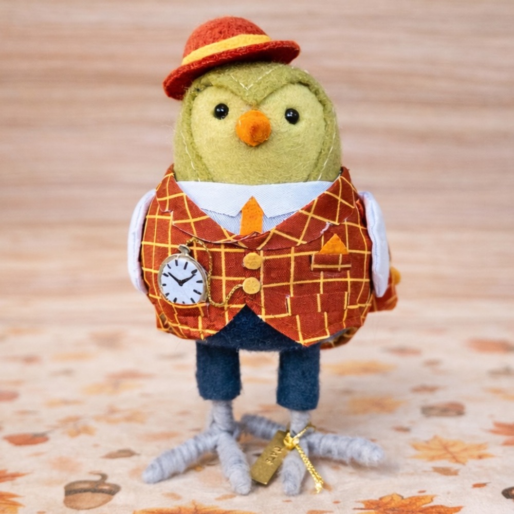 Target Hyde & EEK! Fall/Halloween “Oats” Vest, Top Hat, and Pocketwatch Bird